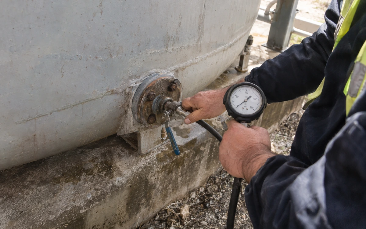 Tank tightness testing contractor
